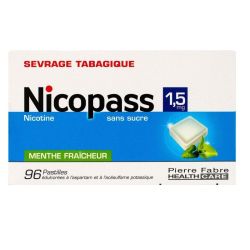 Nicopass 96 Pastillesmenthe Fraicheur