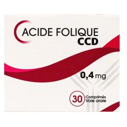 Acide Folique Ccd 0,4Mg Cpr B/30