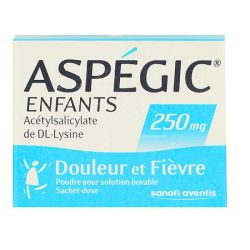 Aspegic 250Mg Pdr Sol Buv Enfb/20Sach