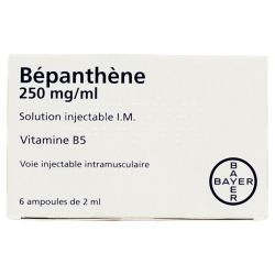 Bepanthene 250Mg/Ml S Inj B/6Amp/2Ml