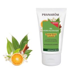 Pranarom - Aromaforce Gel Hydroalcoolique Orange/Cannelle tube 50Ml
