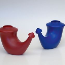 Rhino Horn Lavage Nez Bleu taille adulte