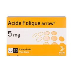 Acide Folique Arro 5Mg Cpr 20
