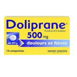 Doliprane 500Mg Cpr S C B/16