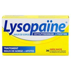 Lysopaine 36 Cps A Sucer