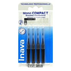 Inava - Mono Comp Brossett Noir Blister/4