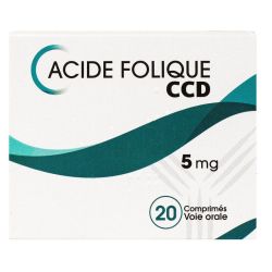 Acide Folique Ccd 5Mg Cpr B/20