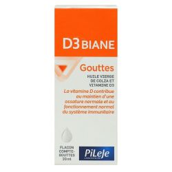 Pileje - D3 Biane Gttes 20 Ml