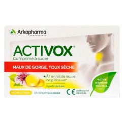 Activox - Pastille Antitoux Citron - 24