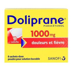 Doliprane 1000Mg Pdr Sbuv 8Sach