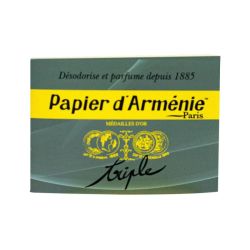 Papier D'Armenie à la vanille - bloc feuillet