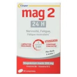 Mag2 24H 40Cpr- Lot 2boites