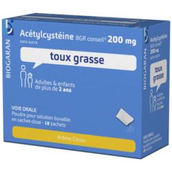 Acetylcysteine 200Mg Bgr C Sach18