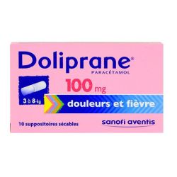 Doliprane 100Mg Suppo S C B/10