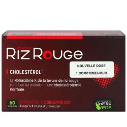 Sante Verte - Levure Riz Rouge - 60 Cp
