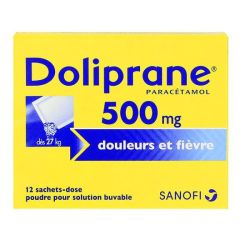Doliprane 500Mg Pdr Sol Buv Ad B/12Sach