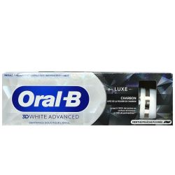 Oral B 3D White Advance Luxe Charb 75Ml