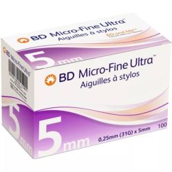 Aiguil Bd Micr Ult 5Mm Sty 100