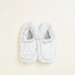 Soframar - Bouillotte Chaussons Gris Clair