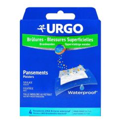 Urgo - Brulures Pansement Waterproof Gm B/4