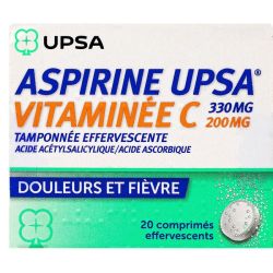 Aspirine Upsa Vit C Cpr Eff T/10X2