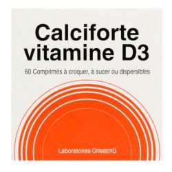 Calciforte Vit D3 Cpr Crsd Plq/60Cp