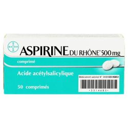 Aspirine Du Rhone 500Mg Cpr E/50