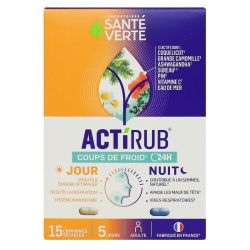 Sante Verte - Actirub Jour Nuit 15Cp