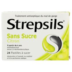 Strepsils Citron Ss Suc - B/24 Pastilles