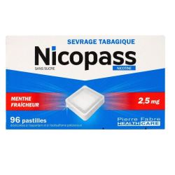Nicopass 2,5Mg Past Men Frai96