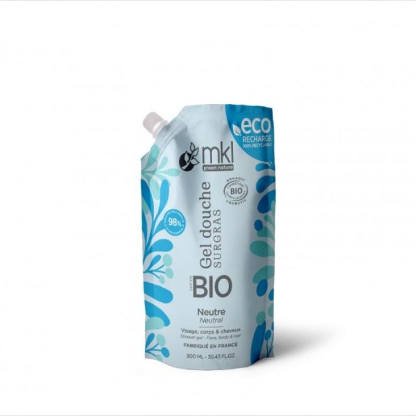 Mkl Gel Douche Bio Neutre 0 Rechar 900Ml