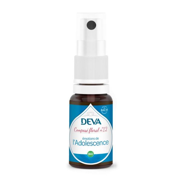 Deva - Elixir floral mélange C12 Emotion de l'adolescence -spray 15ml
