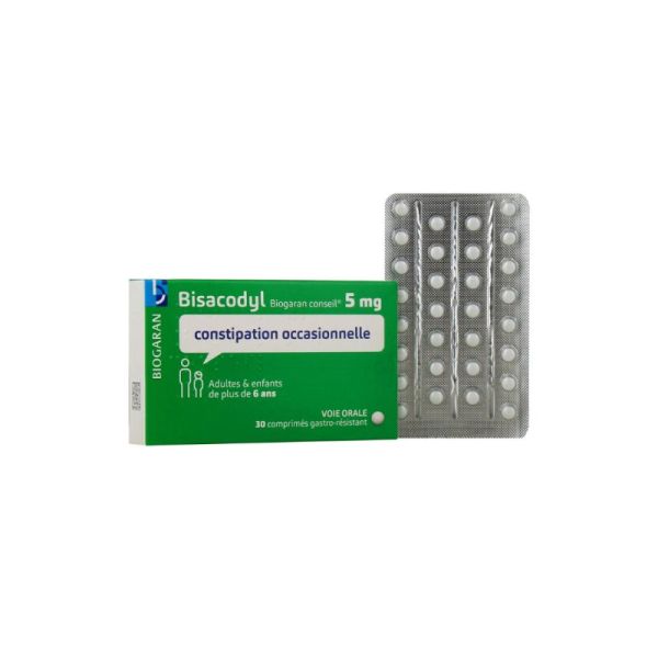 Bisacodyl 5Mg Biog Cons Cpr 30