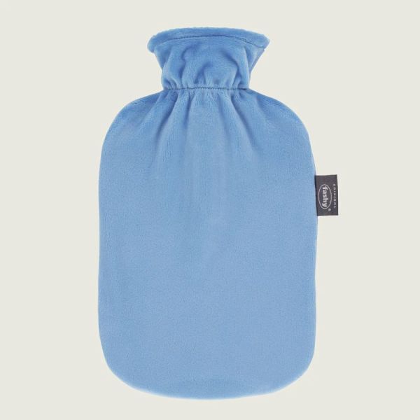 Fashy - Bouillotte Eau Housse Bleu Ciel 2