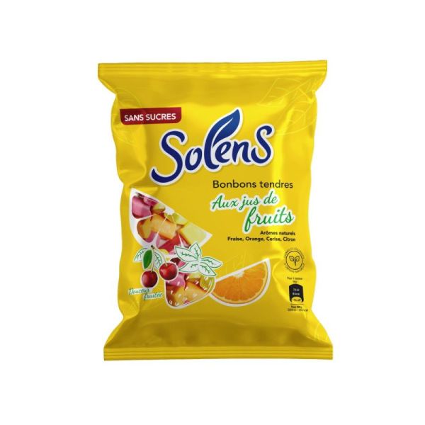 Solens - Bonbons Enfants Tendres Jus Fruits - 100 gr