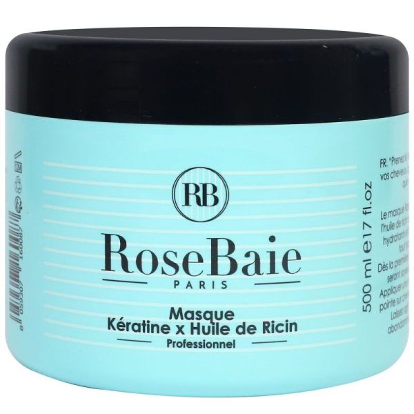 Rosebaie Masque Keratine Ricin 500Ml