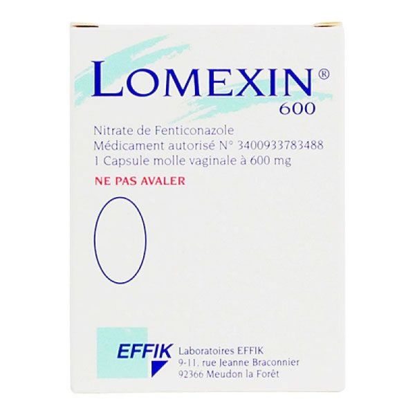 Lomexin 600Mg Caps Gyn B/1