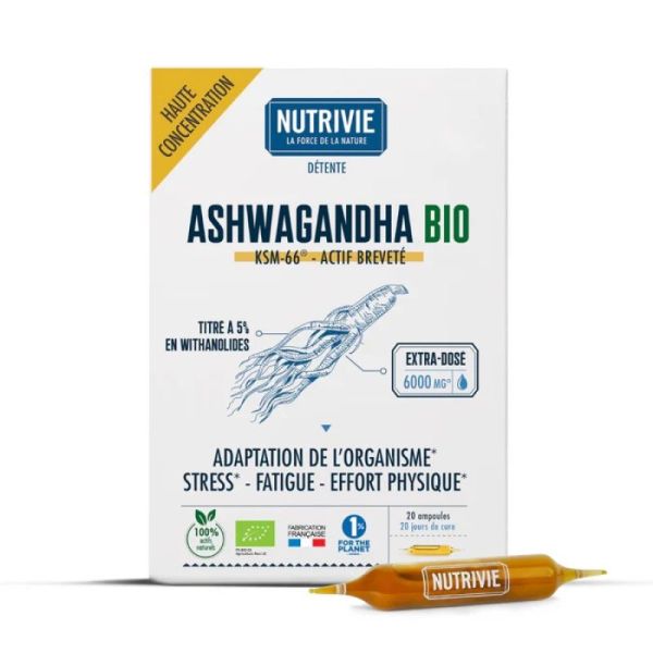 ASHWAGANDHA bio - 20 ampoules