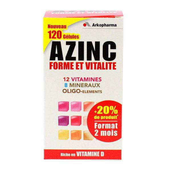 Azinc Forme Vitalite Gel Ds 15Ans Fl/120