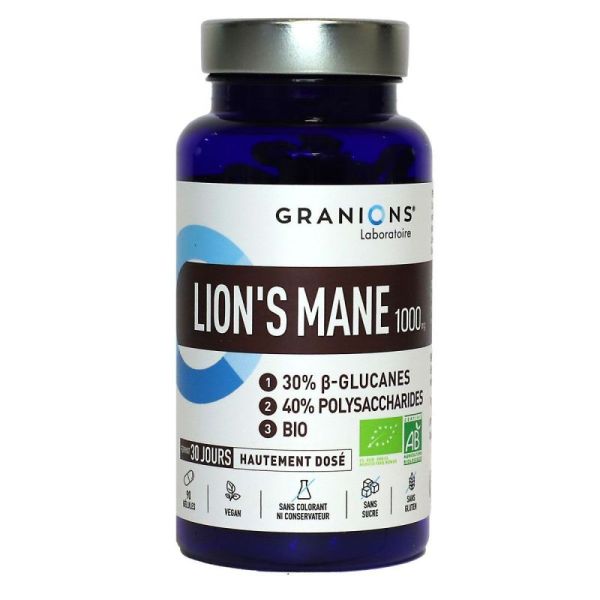 LION'S MANE 1000mg - bio - 90 gélules
