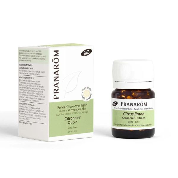 Pranarom - Huile ess Citronnier 60 Perles