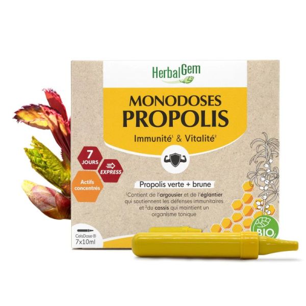 Herbalgem - Propolis Monodoses Bio 7x10Ml