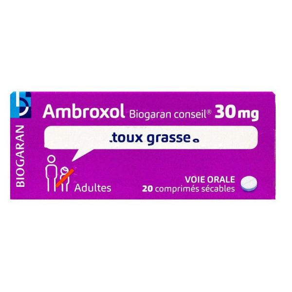 Ambroxol Biog 30Mg Cpr Sec 20