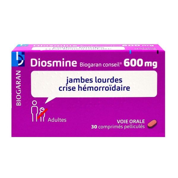 Diosmine Bgr 600Mg Cpr Pell B/30