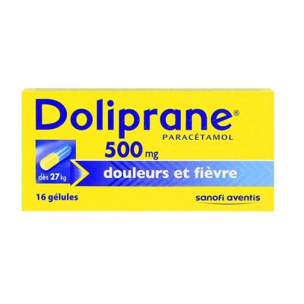 Doliprane 500Mg G L B/16