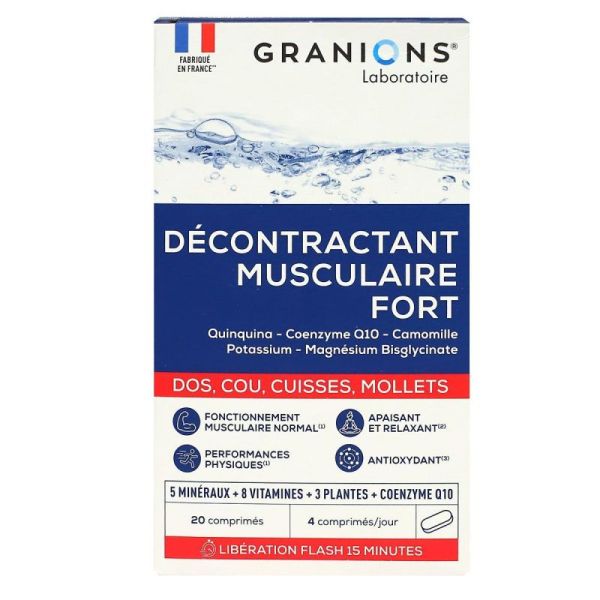 Granions Decontractant Muscul Fort Cpr20
