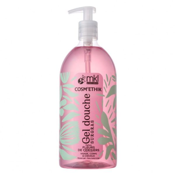 Mkl - Gel Douche Fleur Cerisier Awara  - 1L