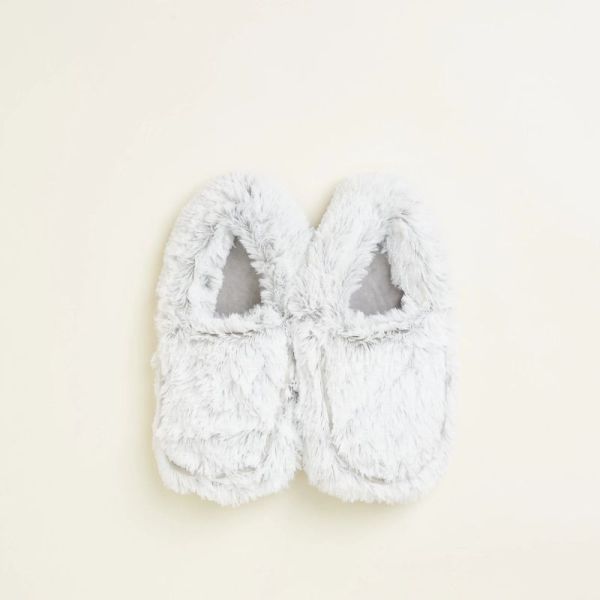 Soframar - Bouillotte Chaussons Gris Clair