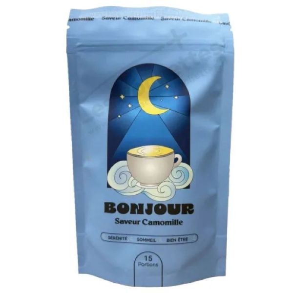 bonjour - tisane saveur camomille - sachet 15 portions - 90gr