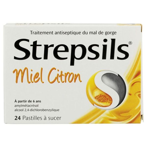 Strepsils Miel Citron - B/24 Pastilles
